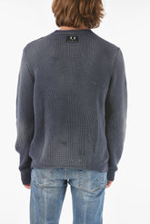vintage effect crew-neck K-KENTUCKY sweater